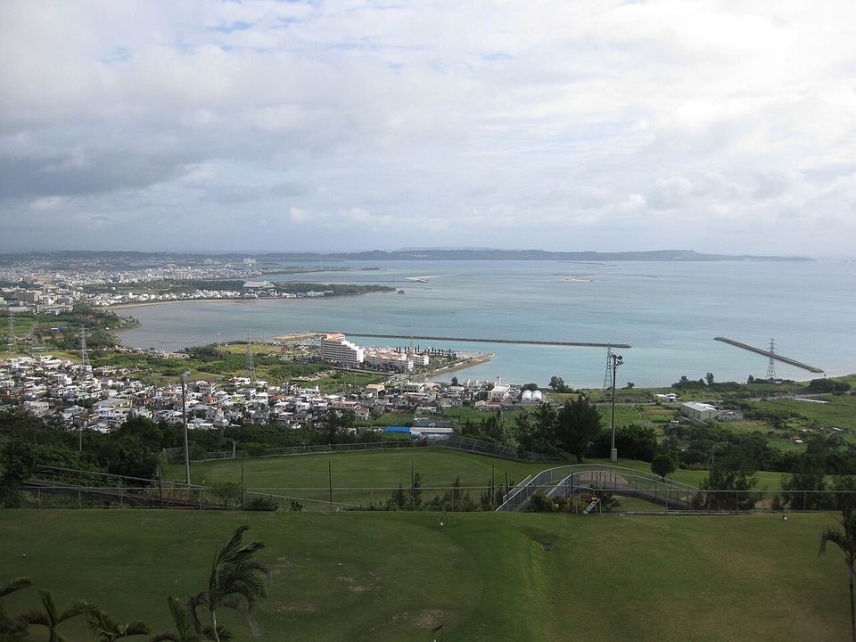 Awase tidal flat in Okinawa City