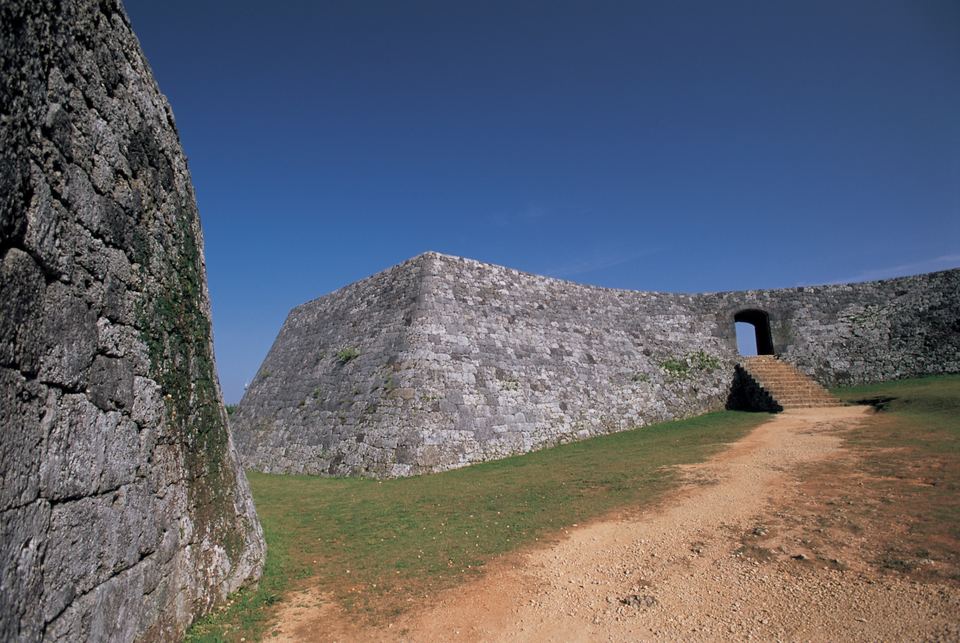 Historic landscape and sky in Okinawa